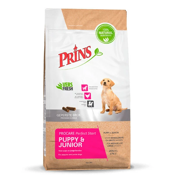Prins Hondenvoer ProCare Puppy & Junior Perfect Start 7,5 Kg 3 Prins Hondenvoer ProCare Puppy & Junior Perfect Start 7,5 Kg