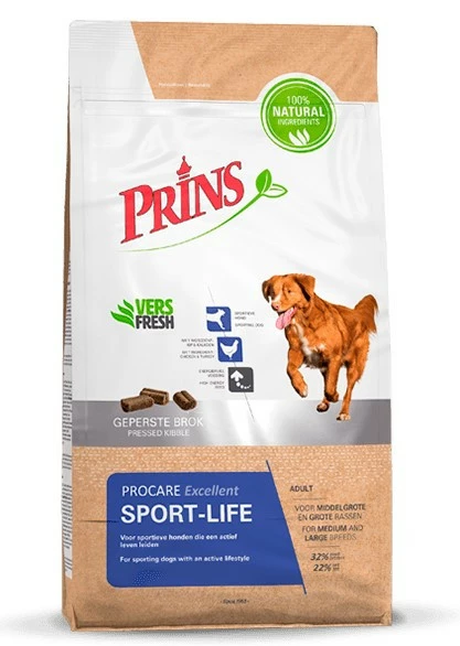 Prins Hondenvoer ProCare Sport-Life Excellent 3 Kg 3 Prins Hondenvoer ProCare Sport-Life Excellent 3 Kg