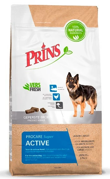 Prins Hondenvoer ProCare Super Active 3 Kg 3 Prins Hondenvoer ProCare Super Active 3 Kg