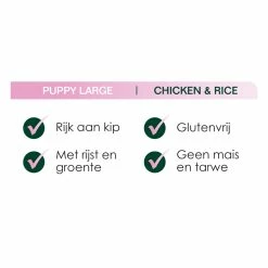 Premium Care Original Puppy Large Chicken & Rice 3 Kg -Hond winkel Puppy Large USPs 1
