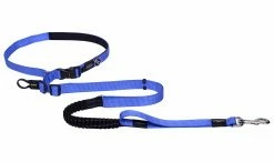 Rogz Utility Hondenlijn Handsfree Blue -Hond winkel RHLF05B Utility Handsfree Lead XL Blue DET1