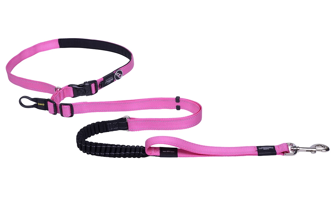 Rogz Utility Hondenlijn Handsfree Pink 7 Rogz Utility Hondenlijn Handsfree Pink - Afbeelding 5