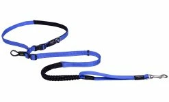 Rogz Utility Hondenlijn Handsfree Blue -Hond winkel RHLF06B Utility Handsfree Lead L Blue DET1