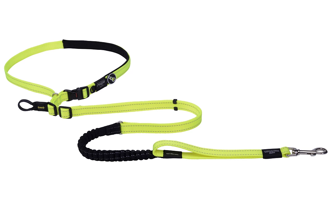 Rogz Utility Hondenlijn Handsfree Yellow 5 Rogz Utility Hondenlijn Handsfree Yellow - Afbeelding 3
