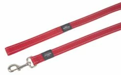 Rogz Beltz Utility Hondenlijn Lang Red -Hond winkel RHLL05CDET0