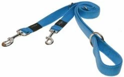 Rogz Beltz Utility Hondenlijn Multi Turquoise -Hond winkel RHLM11FDET0