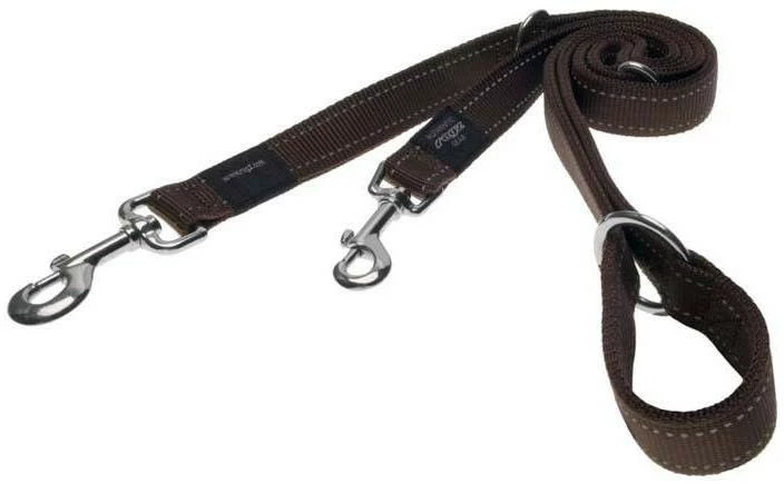 Rogz Beltz Utility Hondenlijn Multi Chocolate 3 Rogz Beltz Utility Hondenlijn Multi Chocolate