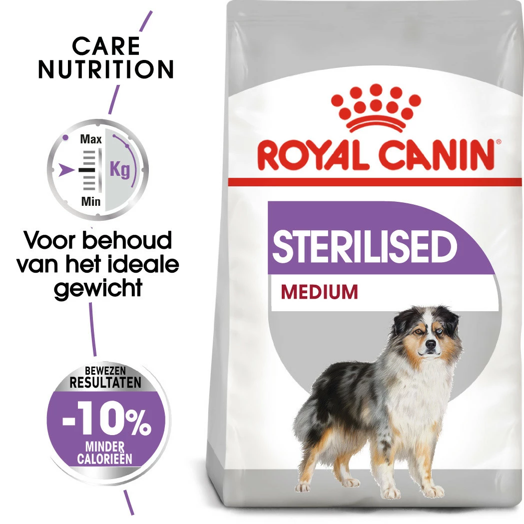 Royal Canin Hondenvoer Sterilised Medium 3 Kg 5 Royal Canin Hondenvoer Sterilised Medium 3 Kg - Afbeelding 3