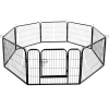 Prime Line Playpen Puppyren Black 8 Panelen -Hond winkel playpen afb. 4