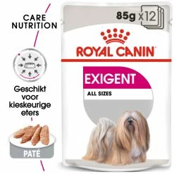 Royal Canin Hondenvoer Exigent Wet 12 X 85 Gr -Hond winkel royal canin exigent natvoeding kieskeurige volwassen kleine honden hero packshot