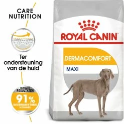 Royal Canin Hondenvoer Derma- Comfort Maxi 12 Kg 7 Royal Canin Hondenvoer Derma- Comfort Maxi 12 Kg -Hond winkel royal canin maxi dermacomfort volwassen hond vacht en huid hero packshot