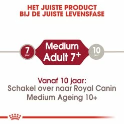Royal Canin Hondenvoer Medium Adult 7+ 4 Kg -Hond winkel royal canin medium adult 7plus volwassen hond middelgrote hondenrassen vanaf 7 jaar hero image 9