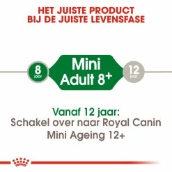 Royal Canin Hondenvoer Mini Adult 8+ 2 Kg -Hond winkel royal canin mini adult 8plus volwassen hond kleine hondenrassen vanaf 8 jaar hero image 9